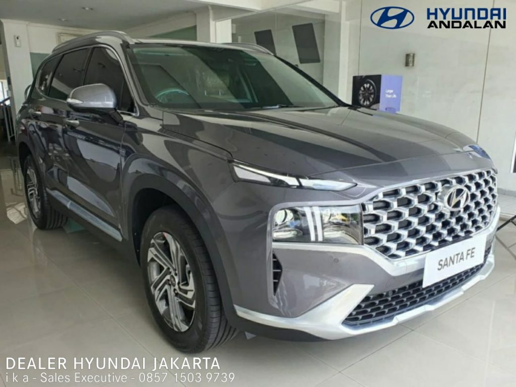 Promo Hyundai Santa Fe Jakarta Indonesia 2023 Grey 5