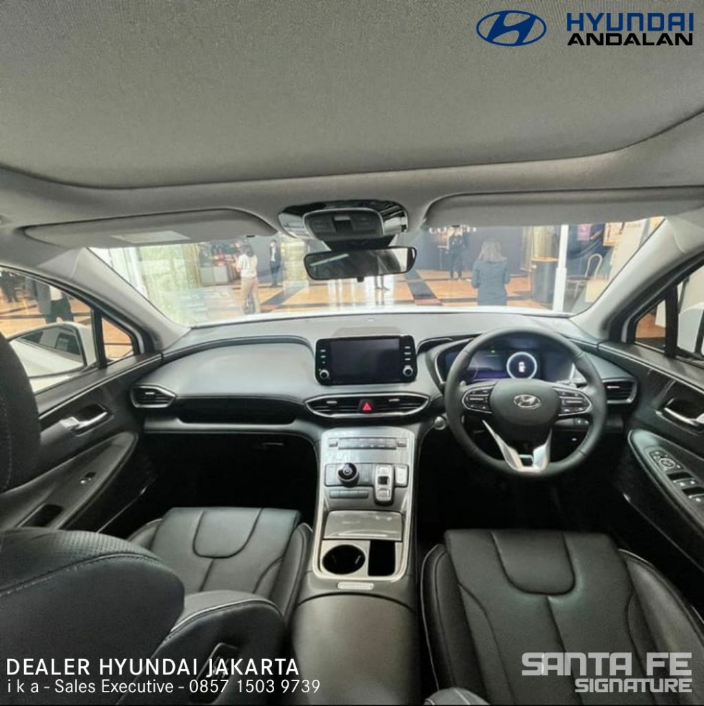 Interior Hyundai Santa Fe Signature Indonesia 2023 Black 1